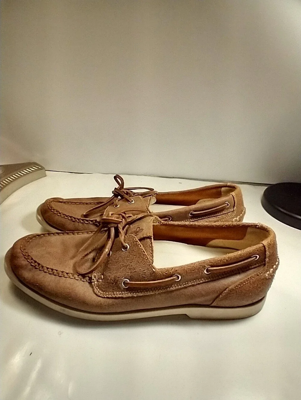 Cole Haan Yacht Club Collection Brown Leather Boat Shoes Men's sz 11.5M.